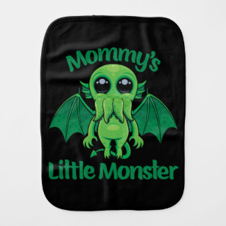Mommy’s Little Monster Cthulhu Cuddles Baby Burp Cloth