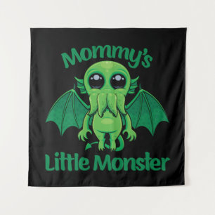Mommy’s Little Monster Cthulhu Cuddles Tapestry