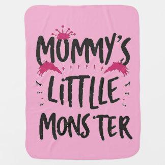 Mommy’s Little Monster / Pequeno Monstro da Mamãe Baby Blanket
