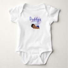 Mommy’s little warrior angel baby bodysuit
