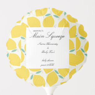 Mommy’s Main Squeeze Lemon Citrus Baby Shower Balloon