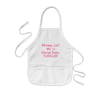 Mommy Said So Kids' Apron by MommysImagination at Zazzle