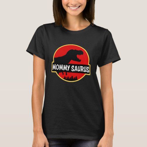 Mommy Saurus Shirt Funny Matching Family Tshirt