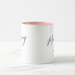 Mommy Script Established Mom Gift Mug | Zazzle
