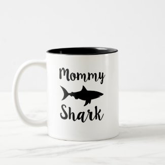 Mommy shark coffee mug funny mom gift