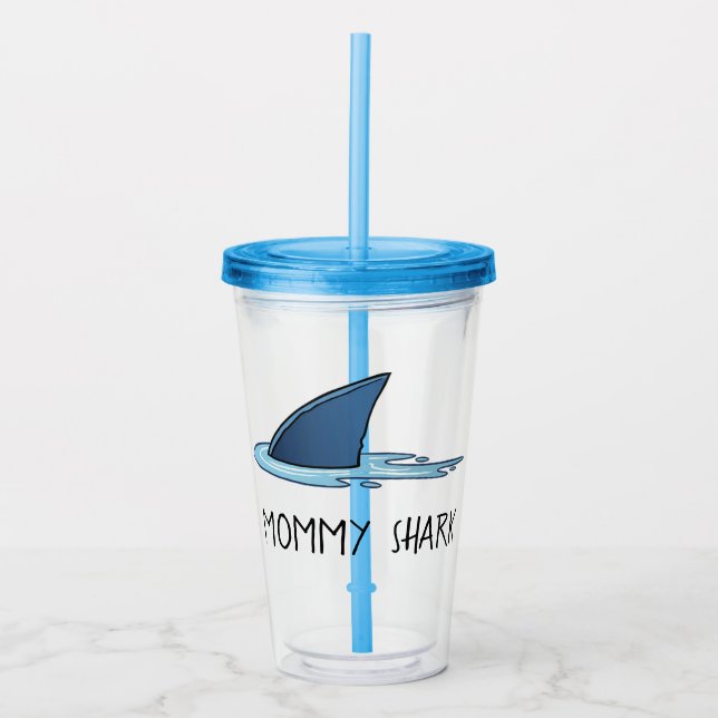 Mommy Shark Tumbler (Front)