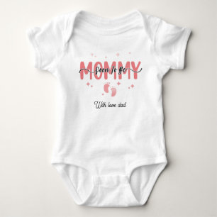 Mommy soon to be baby bodysuit