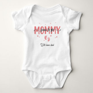 Mommy soon to be baby bodysuit