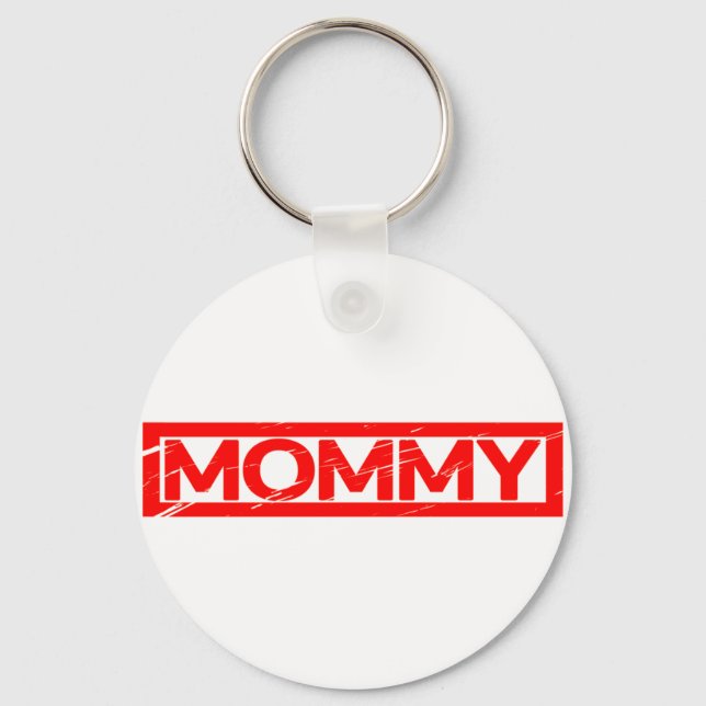 Mommy Stamp Keychain (Front)