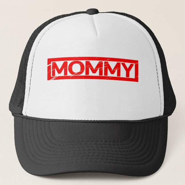 Mommy Stamp Trucker Hat (Front)