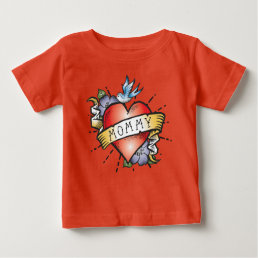 Mommy Tattoo Baby T-Shirt