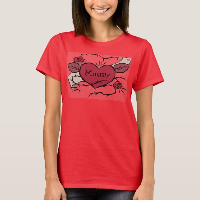 Mommy Tattoo T-Shirt (Front)
