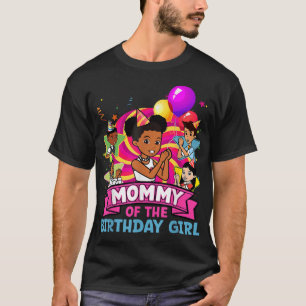 Mommy The Birthday Girl Party Pink Doll Family Dec T-Shirt