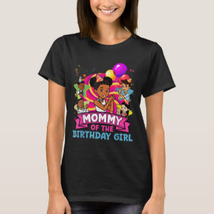 Mommy The Birthday Girl Party Pink Doll Family Dec T-Shirt