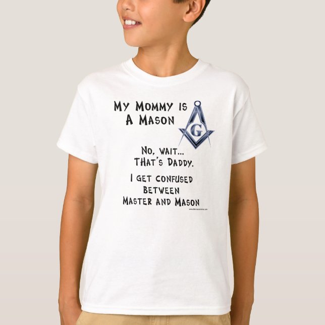 Mommy the Master Mason T-Shirt (Front)