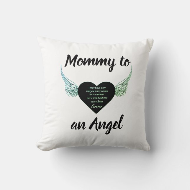 Mommy to an Angel pillow (Front)