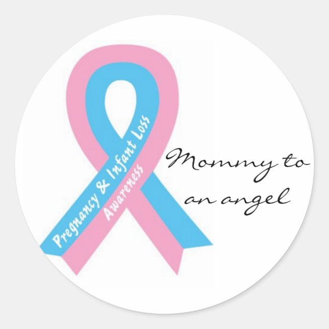 Mommy to an angel Sticker (Front)
