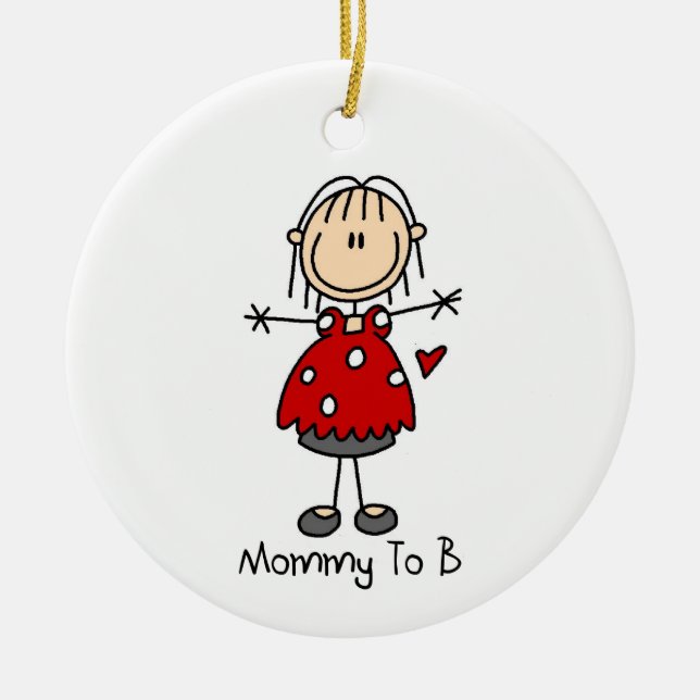 Mommy To B Keepsake Ornament (Front)