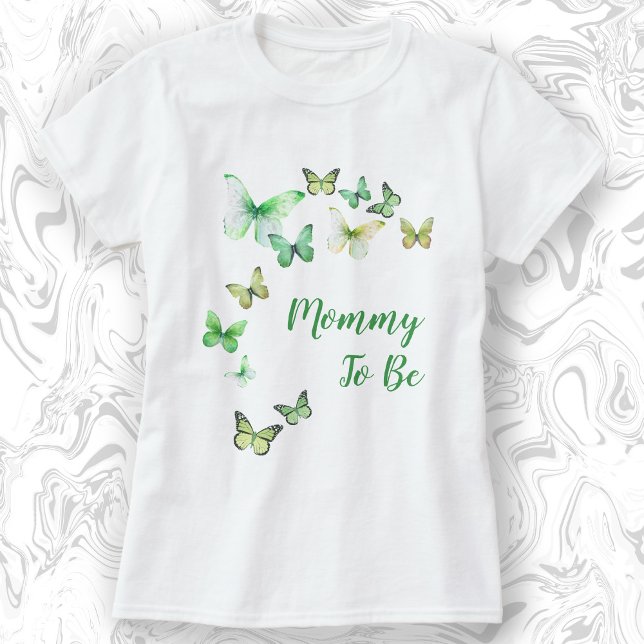 Mommy To Be A Little Butterfly Baby Shower T-Shirt (Creator Uploaded)