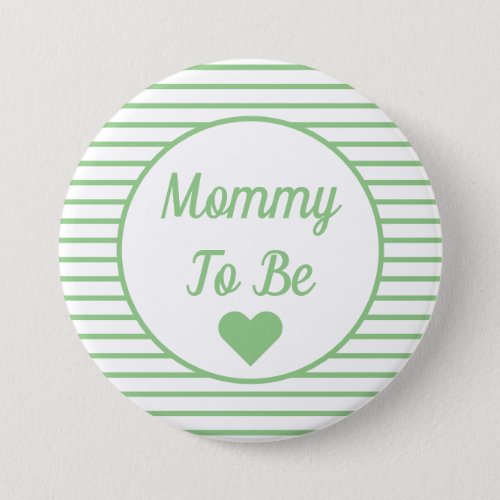 Mommy To Be Baby Shower Button