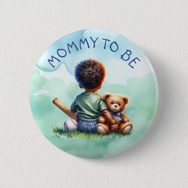Mommy to be | Baby Shower  Button (Front)