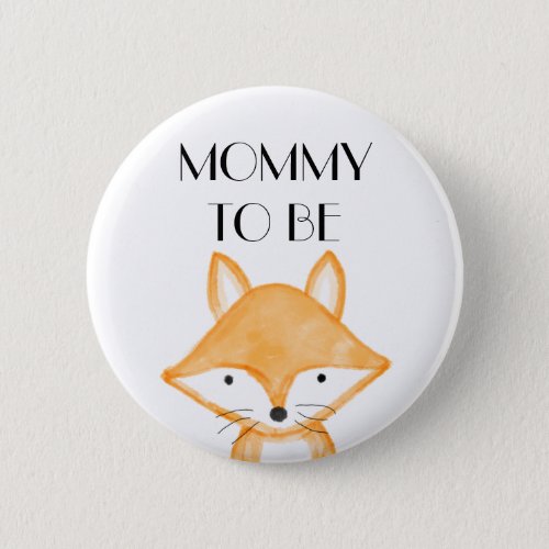 Mommy To Be Baby Shower Button