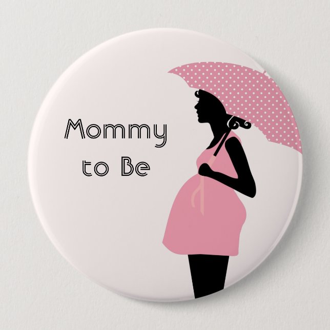 "Mommy to Be" Baby Shower Button (Front)