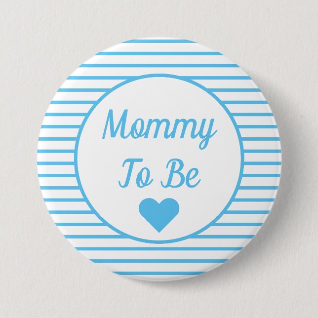 Mommy To Be Baby Shower Button (Front)