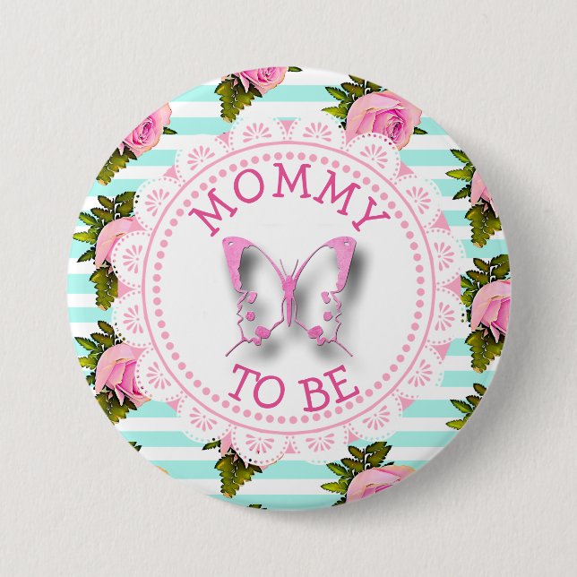 Mommy to Be Baby Shower Button (Front)