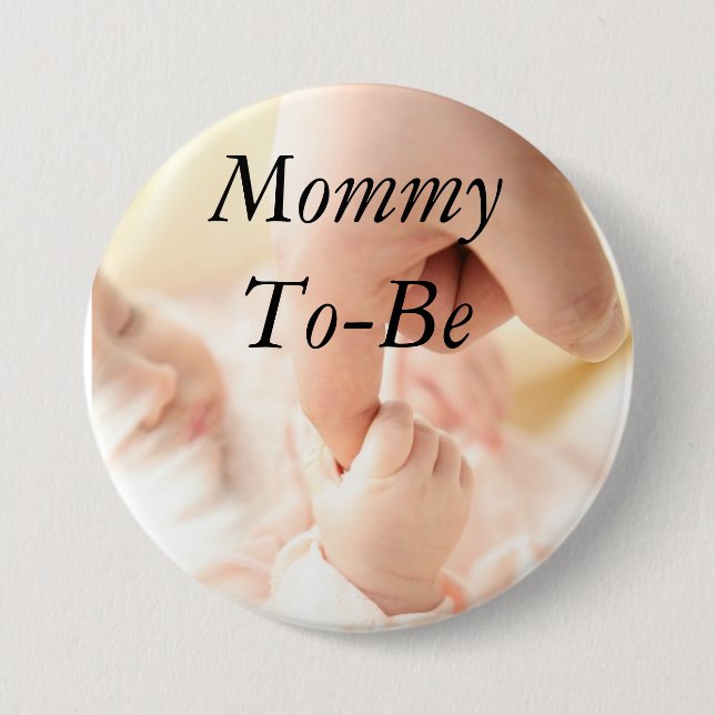 Mommy to be Baby Shower Button (Front)