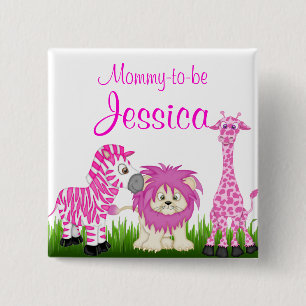 Mommy-to-be Baby Shower Button