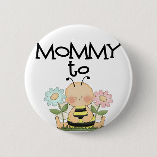 MOMMY TO BE/Bee Pinback Button