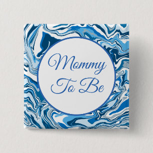 Mommy To Be Boy's Baby Shower Button