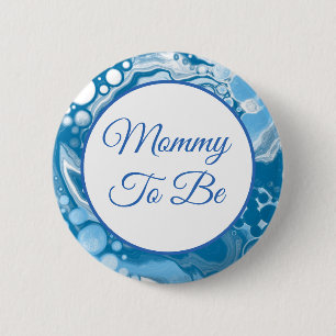 Mommy To Be Boy's Baby Shower Button