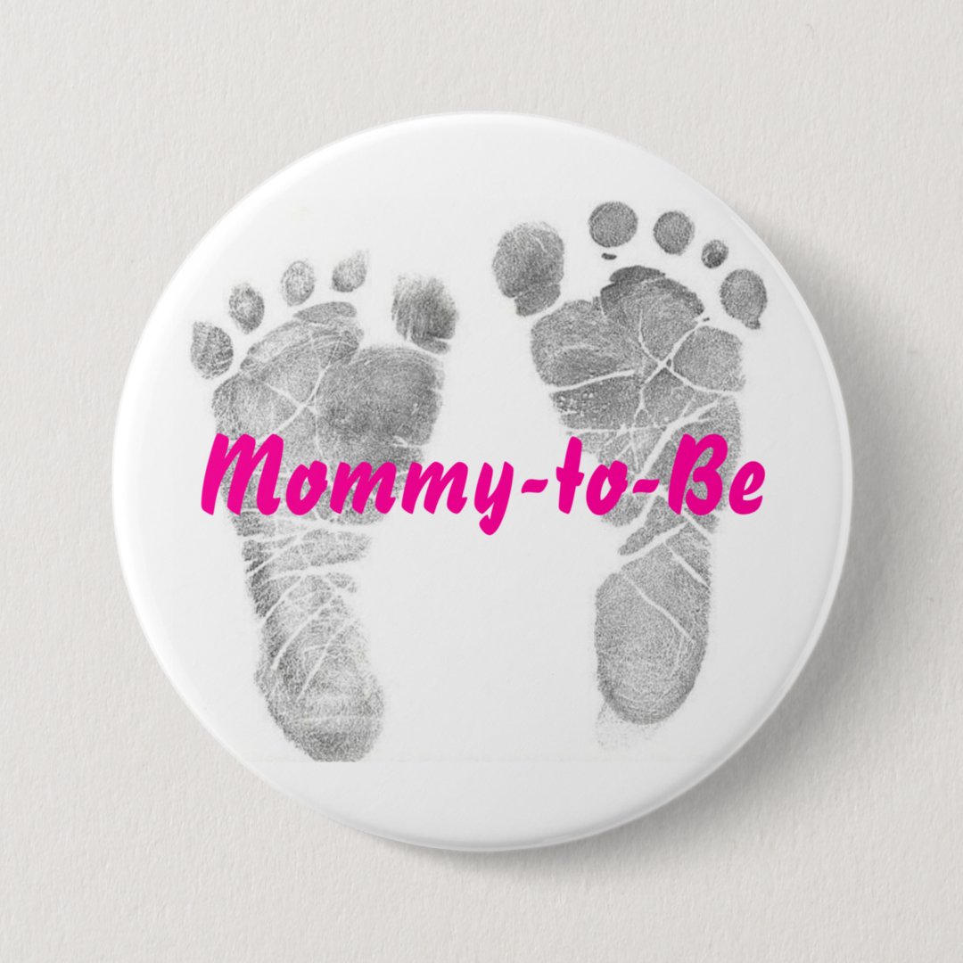 Mommy-to-Be Button | Zazzle