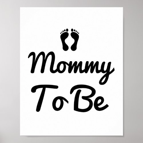 Mommy to be couple poster