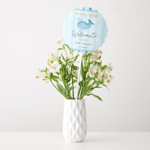 Mommy To Be Cute Whale Baby Shower Balloon