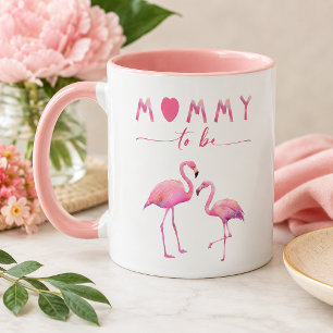 Mommy to Be Flamingo Baby Shower Mug