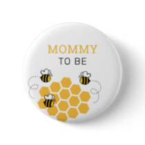 Mommy To Be Honey Bee Baby Shower Button