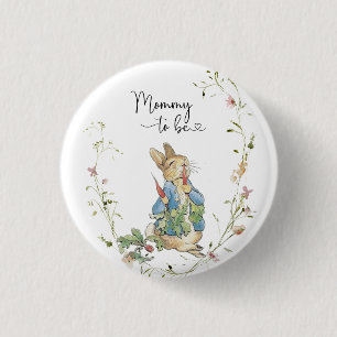 Mommy to be-Peter Rabbit Wildflower WatercolButton Button