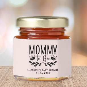 Mommy To Bee Baby Girl Shower Honey Jar Favors