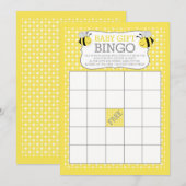 Mommy to Bee Baby Shower Baby Gift Bingo Game (Front/Back)