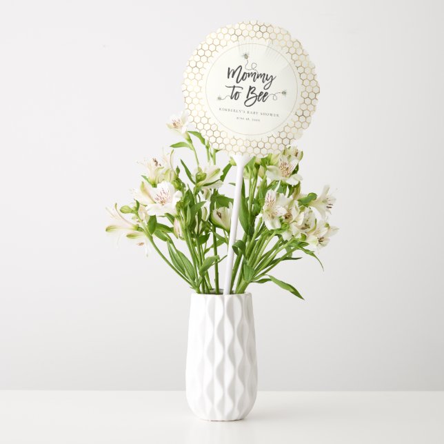 Mommy To Bee Baby Shower Balloon (Vase)