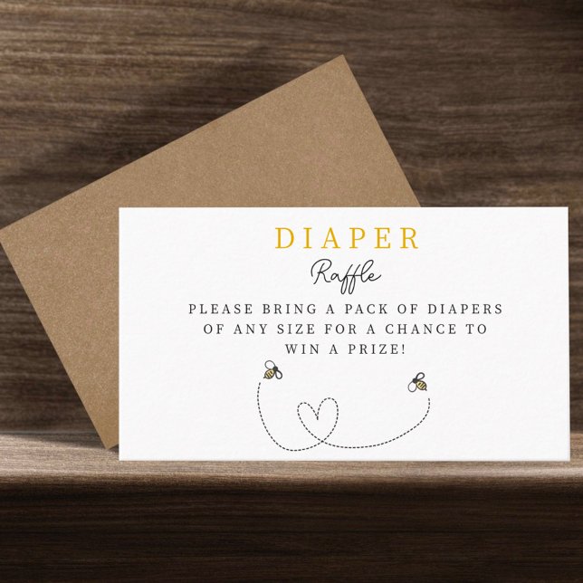 Mommy-To-Bee Baby Shower Enclosure Card (Creator Uploaded)