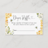 Mommy to Bee Baby Shower Enclosure Card