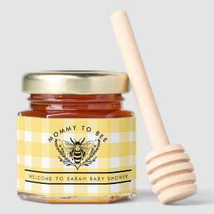 Mommy to Bee Baby Shower Favor Tags Honey Jar Favors