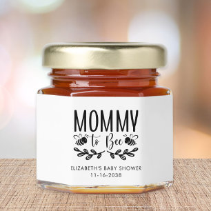 Mommy To Bee Baby Shower Honey Jar Favors