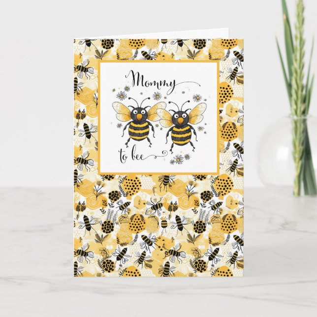 Mommy to Bee Baby Shower Invitation (Front)