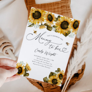 Mommy to Bee Baby Shower Invitation