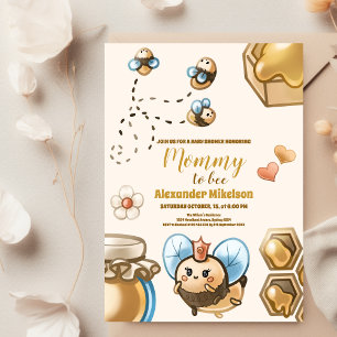 Mommy to bee baby shower invitation